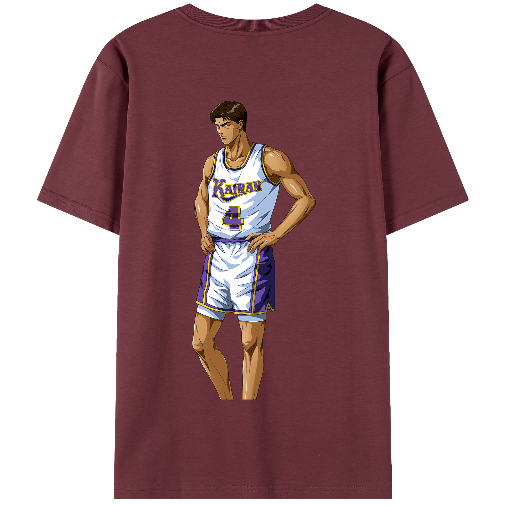 （画像用） SLAM DUNK／スラムダンク 綿100％半袖Tシャツ（背面プリント）